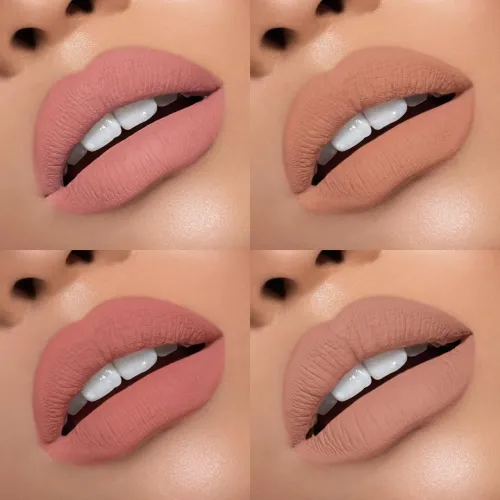 Набір рідких помад Kylie Send Me More в нюдових відтінках, 4 шт - фото 9