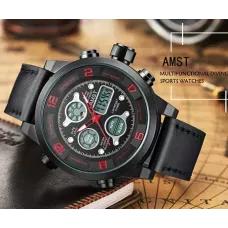 Армейские водонепроницаемые часы AMST SPORT