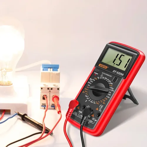 Мультиметр DT-9205A для измерения напряжения, силы тока, емкости, теста транзисторов - фото 4