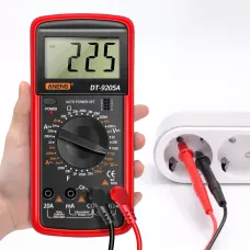 Мультиметр DT-9205A для измерения напряжения, силы тока, емкости, теста транзисторов