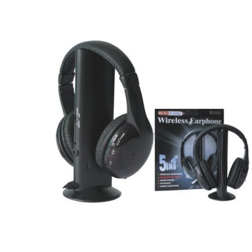 Беспроводные наушники 5в1 + FM радио Wireless Headphone pc tv