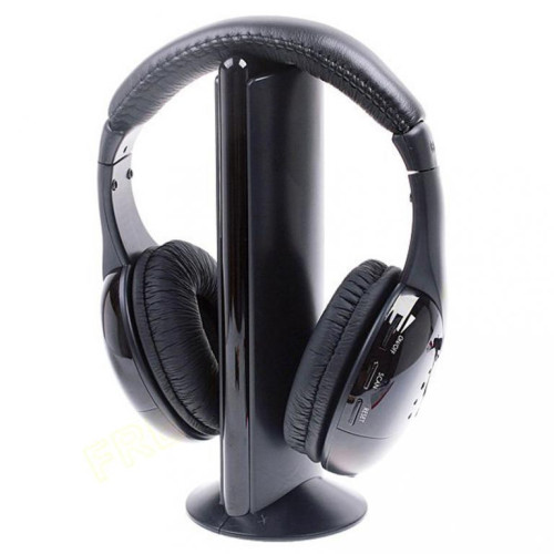 Беспроводные наушники 5в1 + FM радио Wireless Headphone pc tv - фото 2