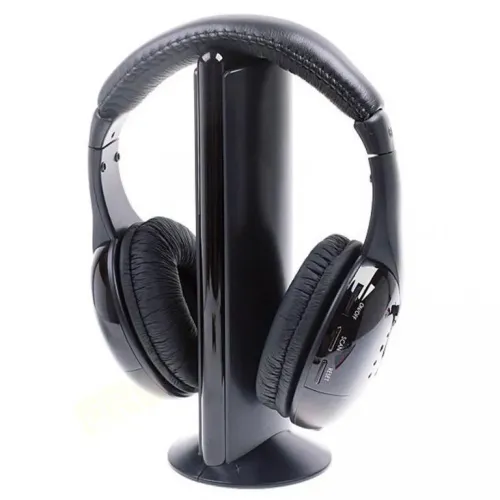 Беспроводные наушники 5в1 + FM радио Wireless Headphone pc tv - фото 2
