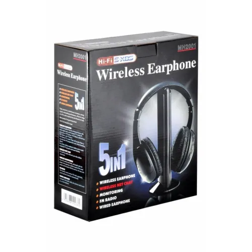 Беспроводные наушники 5в1 + FM радио Wireless Headphone pc tv - фото 14