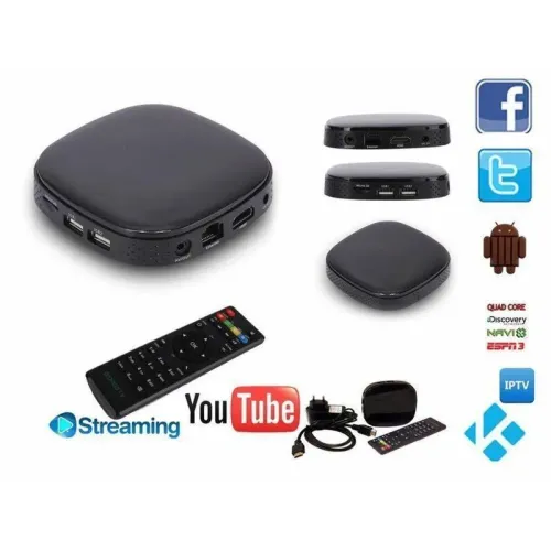 Приставка для TV Android SMART 758 1gb DDR3 Черная