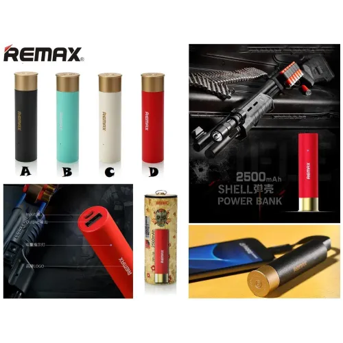 Портативний зарядний пристрій Remax Shell POWER BANK, 2500mAh, різні кольори - фото 5