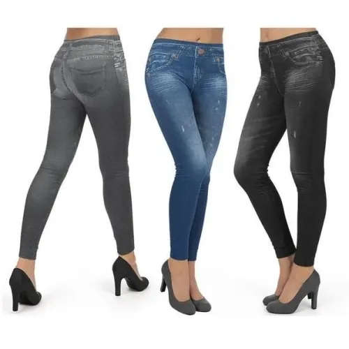 Легенсы джинсы Slim lift caresse jeans - фото 2