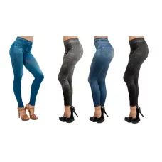 Легенсы джинсы Slim lift caresse jeans