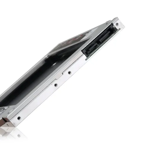 Адаптер для заміни DVD-привода на HDD/SSD диск GemBird, низькопрофільний OptiBay 2.5'', 9.5/12.7 мм, SATA/mSATA - фото 10