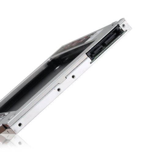 Адаптер для замены DVD-привода на HDD/SSD диск GemBird, низкопрофильный OptiBay 2.5'', 9.5/12.7 мм, SATA/mSATA