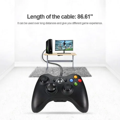 Дротовий джойстик U-360 (XBOX), XBOX, PC, провідний геймпад XBOX 360 - фото 12