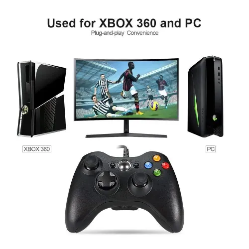 Проводной джойстик U-360 (XBOX), для XBOX, PC, проводной геймпад 360 XBOX - фото 4