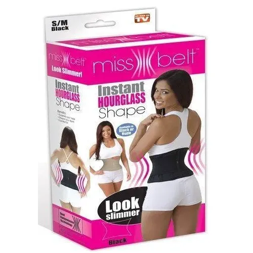 Стягуючий пояс для схуднення Miss Belt Instant Hourglass Shape - фото 4