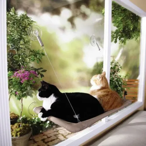 Лежанка оконная для кошки Sunny Seat Window Cat Bed - фото 7
