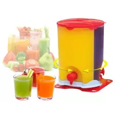 Диспенсер для холодних напоїв Drink Dispenser 3 Compartment трисекційний обертовий