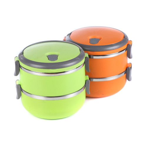 Ланч-бокс двойной Lunch-box Stainless Steel - фото 2