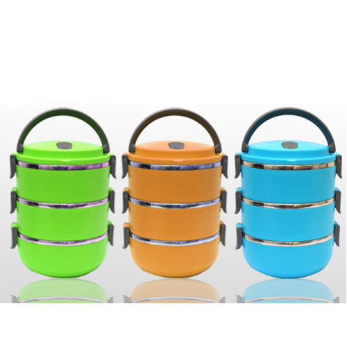 Ланч-бокс двойной Lunch-box Stainless Steel - фото 3