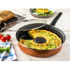 Універсальна сковорода Dry Cooker Kaitint Excellent, 26 см, чорна