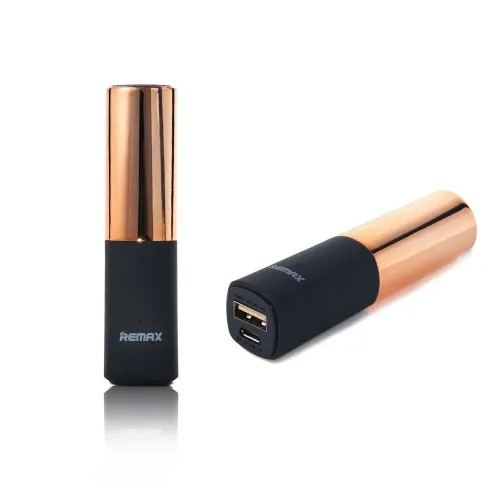 Портативний зарядний пристрій POWER BANK Remax Lipstick 2400 mAh, різні кольори - фото 2