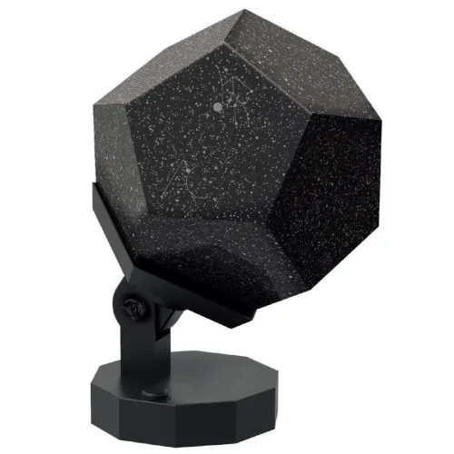 Нічник проектор зоряного неба Galaxy Lamp BLACK motion, обертання 360° , Чорний - фото 2