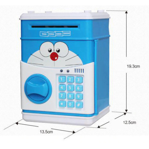 Копилка сейф с кодовым замком и купюроприемником  Piggy Bank SAFE, для бумажных денег и монет - фото 2
