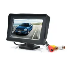 Автомобільний монітор для камери заднього виду Security TFT monitor 4.3 дюйми, з козирком, JL403HR, чорний