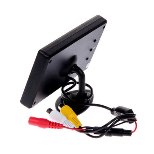 Автомобільний монітор для камери заднього виду Security TFT monitor 4.3 дюйми, з козирком, JL403HR, чорний - фото 2