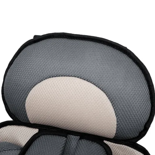 Дитяче безкаркасне авто крісло Travel child Pro, з бічними підтримками, сірий - фото 11