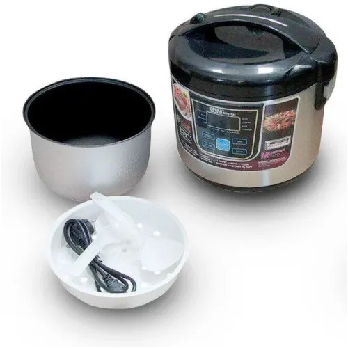 Мультиварка з функцією пароварки Opera Digital OD-166 Cooking Pro, 120 рецептів, 12 програм, 1500 Вт, срібло - фото 10