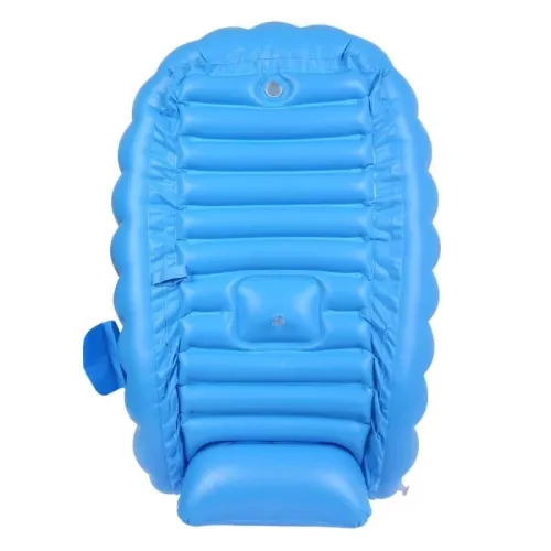 Детская надувная ванночка Intime Baby Bath Tub, насос в подарок, 98*28 см, два цвета - фото 5