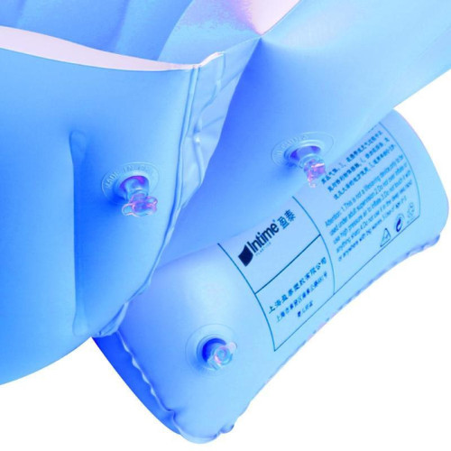 Дитяча надувна ванна Intime Baby Bath Tub, насос в подарунок, 98*28 см, два кольори - фото 6