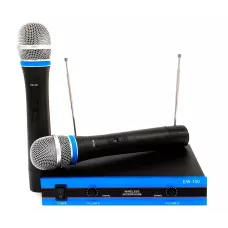 Бездротовий комплект з 2 мікрофонів Wireless DM EW-100 радіосистема