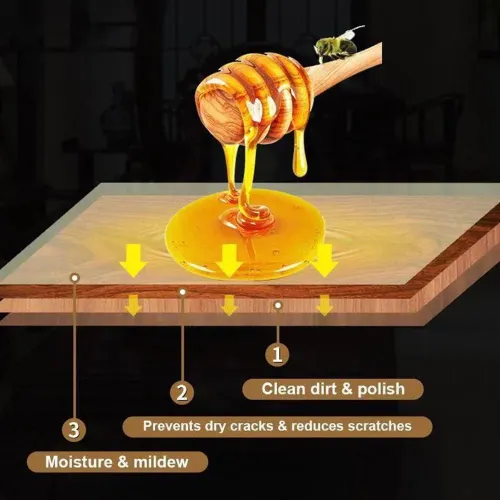 Воск для защиты и полировки мебели Beewax в банке 80 г - фото 5