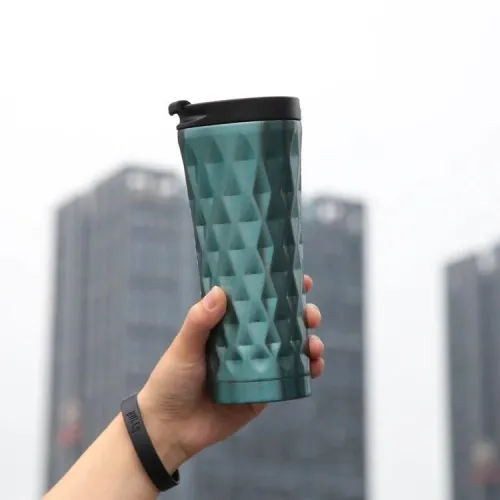 Термос з напувалкою 500 мл Rhombus StarBucks, нержавіюча сталь, EL-251, різні кольори - фото 9