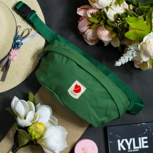 Шведська сумка на пояс Fjällräven Ulvö Hip Pack Medium Original бананка, унісекс, різні кольори (Dark Forest) Хакі