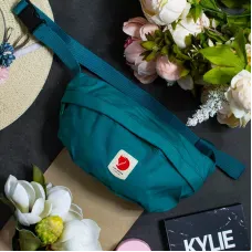 Шведська сумка на пояс Fjällräven Ulvö Hip Pack Medium Original бананка, унісекс, різні кольори (Peacock emerald) Смарагд
