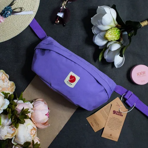Шведська сумка на пояс Fjällräven Ulvö Hip Pack Medium Original бананка, унісекс, різні кольори ( Field violet) Фіолетовий