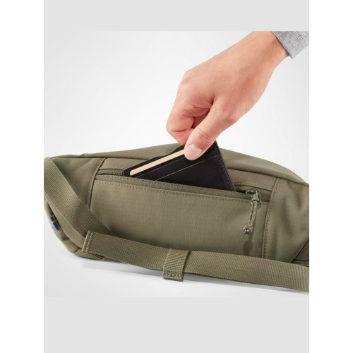 Шведская сумка на пояс Fjällräven Ulvö Hip Pack Medium Original бананка, унисекс, разные цвета (Black coal) - фото 8