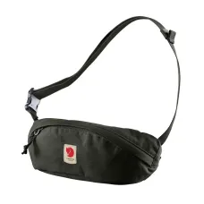 Шведська сумка на пояс Fjällräven Ulvö Hip Pack Medium Original бананка, унісекс, різні кольори (Black coal) Чорний