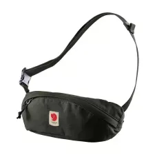 Шведська сумка на пояс Fjällräven Ulvö Hip Pack Medium Original бананка, унісекс, різні кольори (Black coal) Чорний