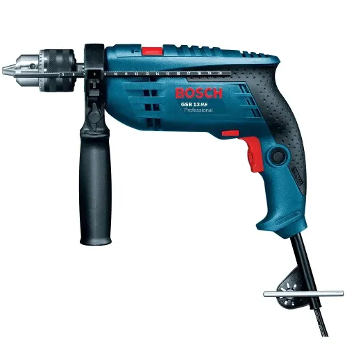 Ударний дриль BOSCH GSB 13 RE ЗВП Professional, кейс із набором інструменту в комплекті - фото 2