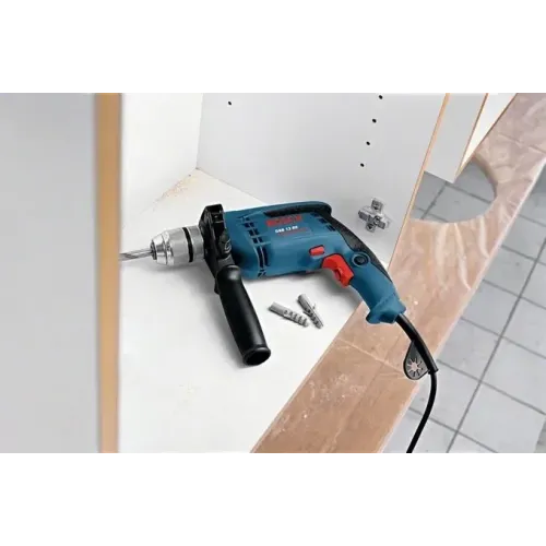 Ударний дриль BOSCH GSB 13 RE ЗВП Professional, кейс із набором інструменту в комплекті - фото 4