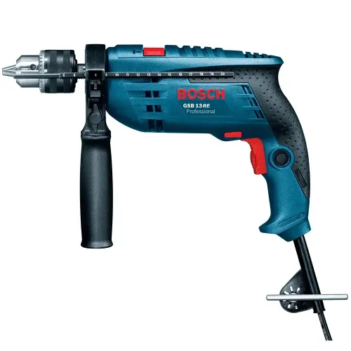 Ударний дриль BOSCH GSB 13 RE ЗВП Professional, кейс із набором інструменту в комплекті - фото 2
