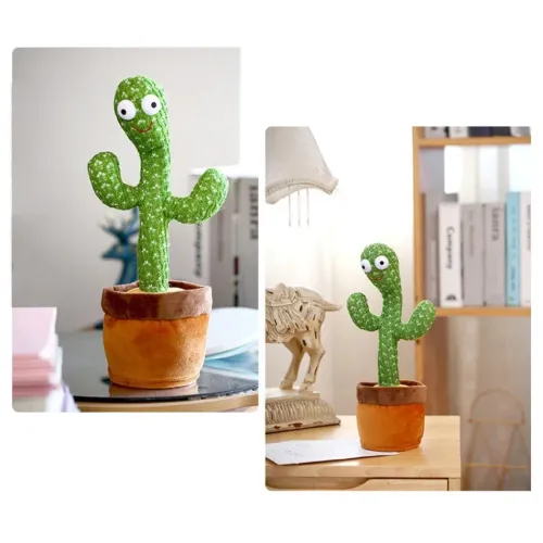 Великий танцюючий кактус LOL Cactus 32 см, повторюша, 120 мелодій, на батарейках - фото 8
