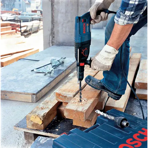 Професійний перфоратор 800Вт Bosch GBH 2-26 DRF PL, з набором Чемодан - фото 6