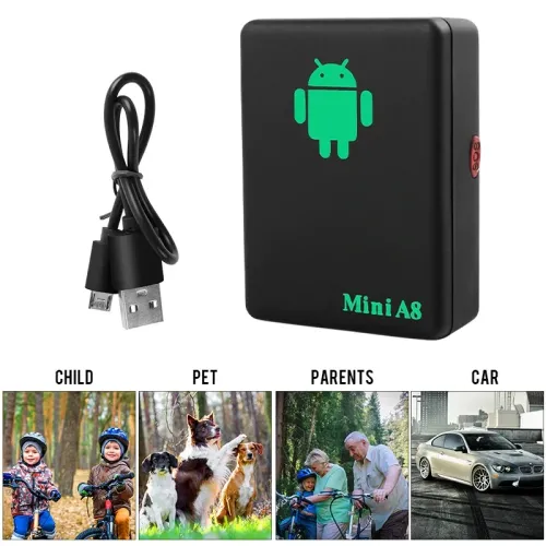 Відстежуючий Mini A8 GPS Трекер з мікрофоном, до 9 днів в автономному режимі, 4 см - фото 6