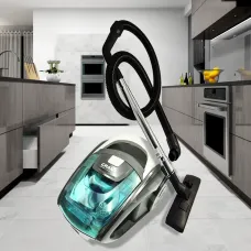 Пилосос для дому GRANT ROYAL BERG GT-1604 Блакитний (3000W) циклічний без мішка, Контейнерний для сухого прибирання