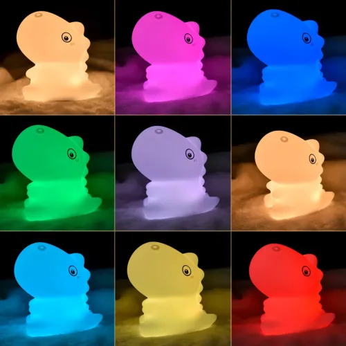 Нічник силіконовий акумуляторний Дракоша RGB - фото 5