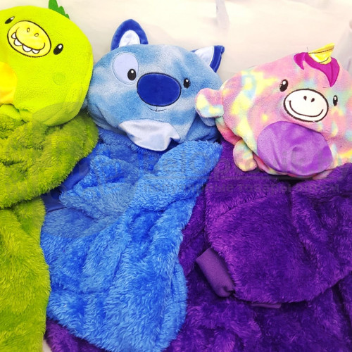 Дитяча іграшка-толстовка Huggle Pets Hoodie / Плед з капюшоном та рукавами 3 в 1 - фото 2