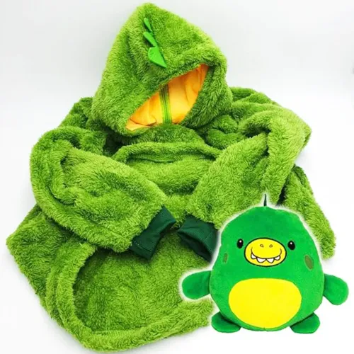 Дитяча іграшка-толстовка Huggle Pets Hoodie / Плед з капюшоном та рукавами 3 в 1 - фото 4